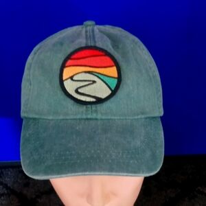 Hill top Tommy breeze Green Cap with Colorful Patch